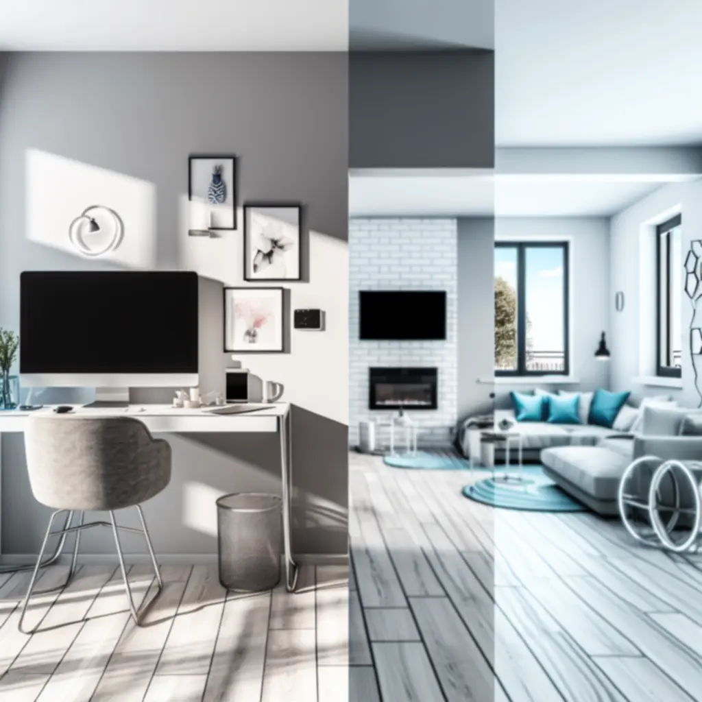 Nowoczesne stanowisko komputerowe i elektronika do domu