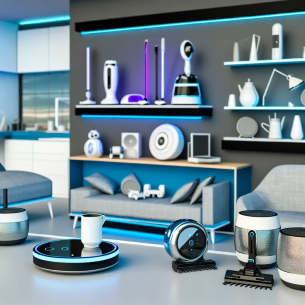 Zestaw nowoczesnych gadżetów do domu